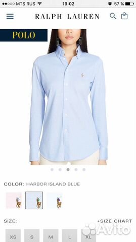 Ralph Lauren Ральф рубашка поло polo голубая S Ralph Lauren Ральф рубашка поло polo голубая S