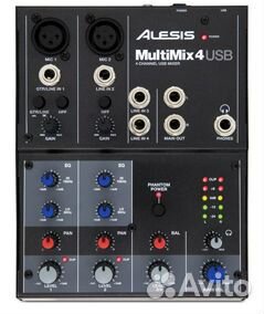 Микшеры alesis multimix 4/8/10 usb fx