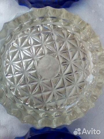 Пепельницы СССР хрусталь 3 шт