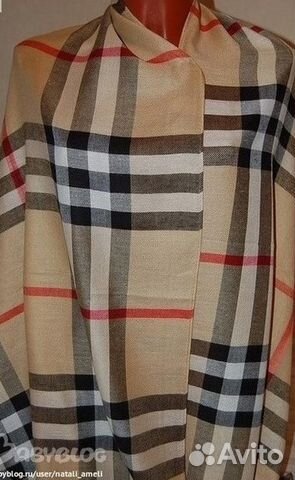 Шарф burberry Палантин Платок Барбери В Клетку Бер