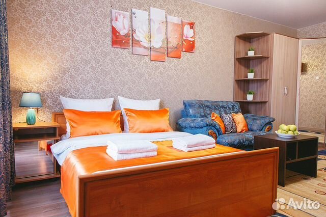 

1-к. квартира, 48 м², 2 кровати