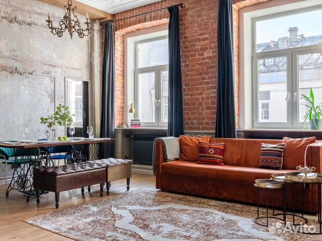 

Квартира-студия, 50 м², 2 кровати