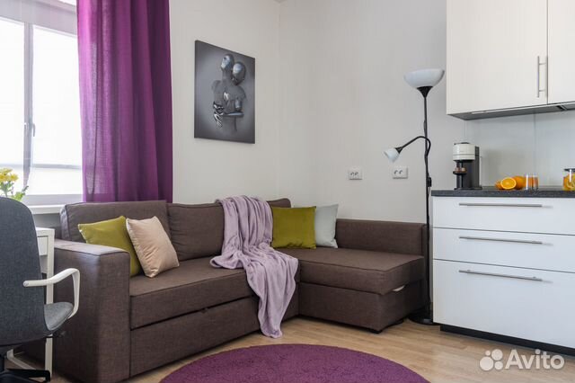 

Квартира-студия, 25 м², 1 кровать