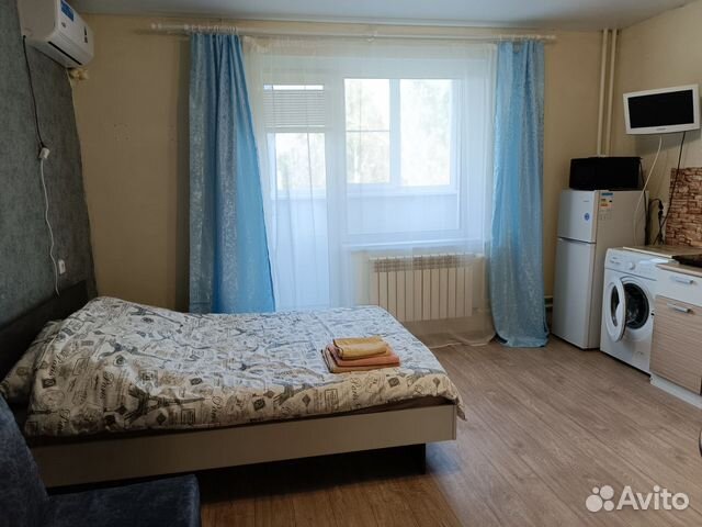 

Квартира-студия, 27 м², 2 кровати