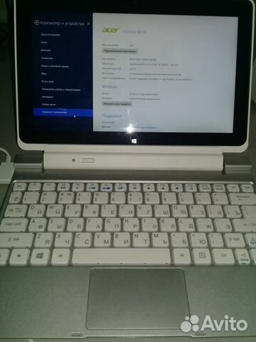 Нетбук планшет Aser Iconia W 510