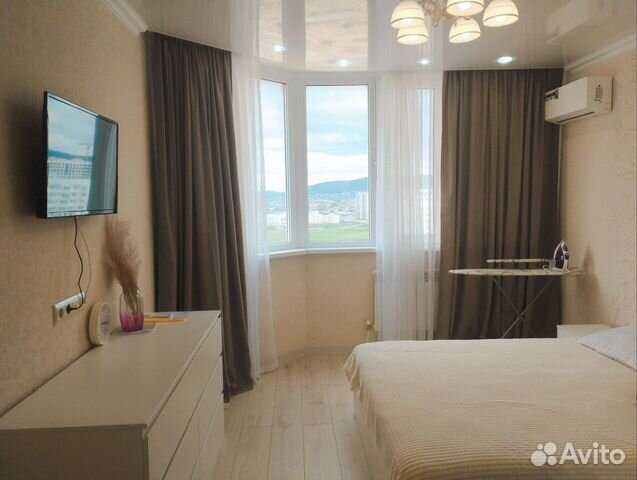 

1-к. квартира, 34 м², 2 кровати