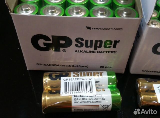 Батарейка Alkaline GP Ultra LR6 AA 1.5V