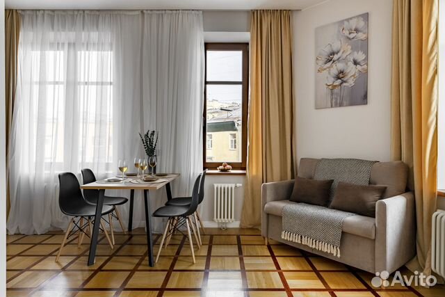 

Квартира-студия, 29 м², 2 кровати