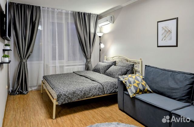 

1-к. квартира, 38 м², 2 кровати