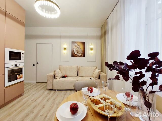 

1-к. квартира, 41 м², 2 кровати