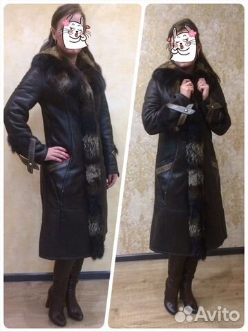 Дубленка тонкая, лёгкая, но очень тёплая, р 42-44 Дубленка тонкая, лёгкая, но очень тёплая, р 42-44