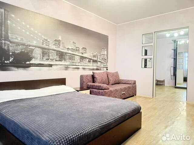 

1-к. квартира, 43 м², 2 кровати
