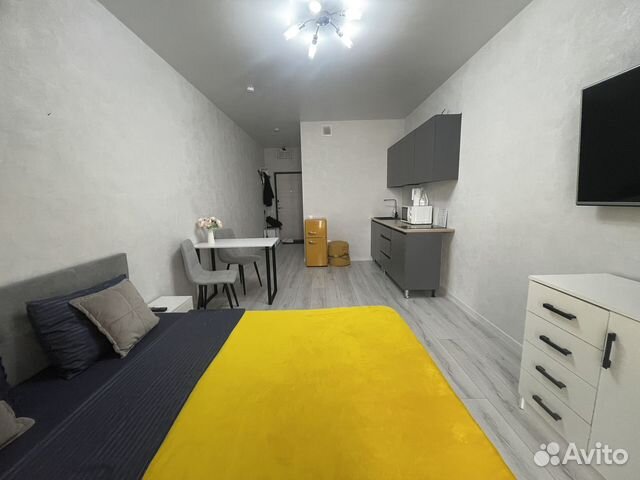 

Квартира-студия, 33 м², 2 кровати