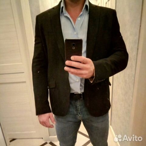 Пиджак Zara размер 54 slim fit