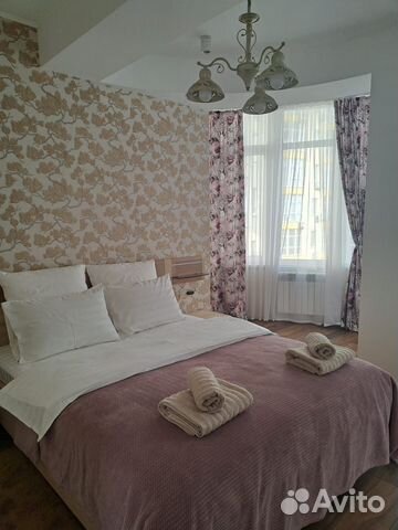 

1-к. квартира, 55 м², 2 кровати
