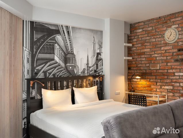 

Квартира-студия, 32 м², 1 кровать