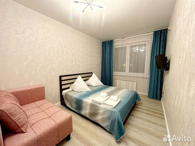 

1-к. квартира, 40 м², 2 кровати