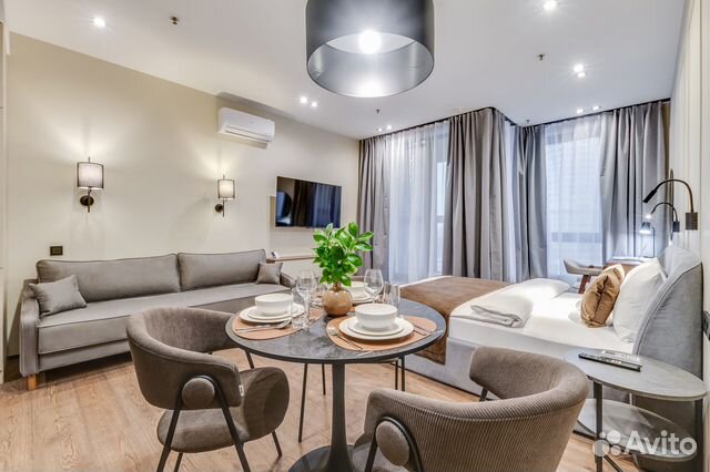 

Квартира-студия, 33 м², 2 кровати