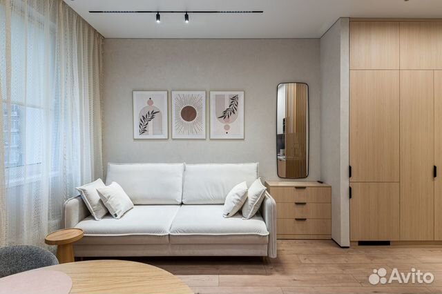 

Квартира-студия, 28 м², 2 кровати