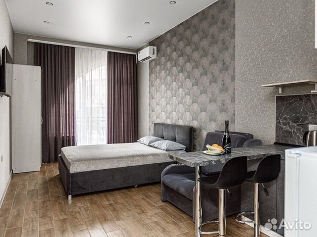 

Квартира-студия, 28 м², 2 кровати