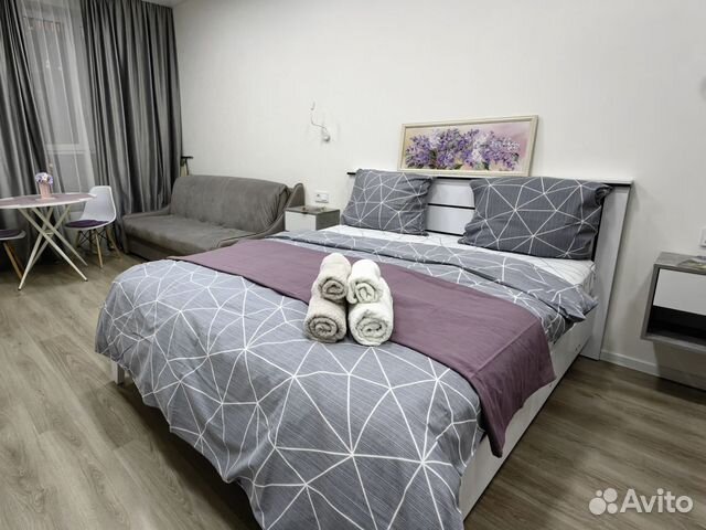 

Квартира-студия, 39 м², 2 кровати
