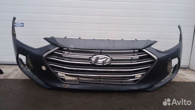 Бампер передний на Hyundai Elantra Бампер передний на Hyundai Elantra