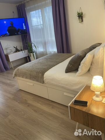 

1-к. квартира, 52 м², 2 кровати