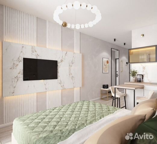 

Квартира-студия, 21 м², 1 кровать