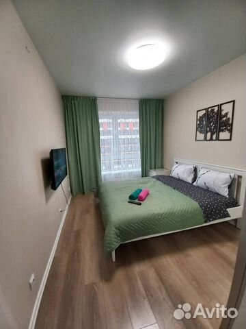 

1-к. квартира, 45 м², 2 кровати