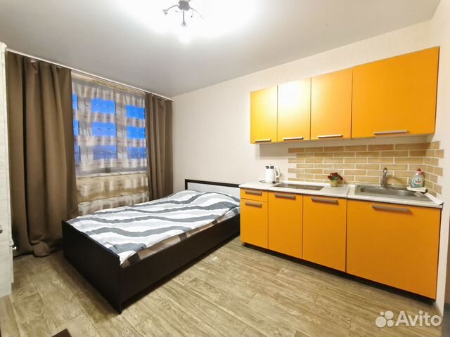 

Квартира-студия, 28 м², 1 кровать