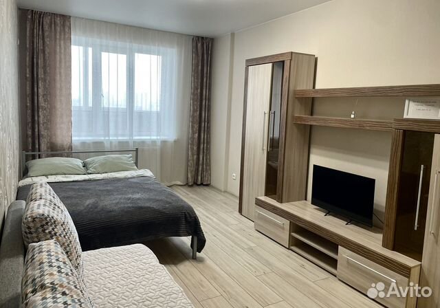 

1-к. квартира, 41 м², 2 кровати