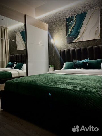 

1-к. квартира, 34 м², 2 кровати