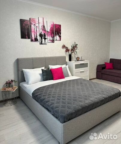 

1-к. квартира, 38 м², 2 кровати