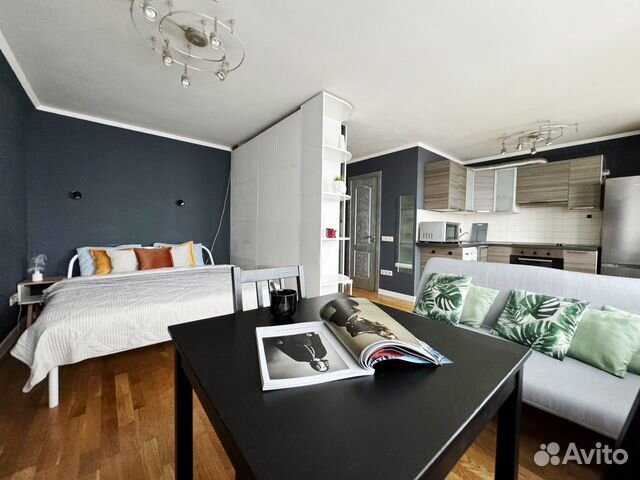 

Квартира-студия, 40 м², 2 кровати