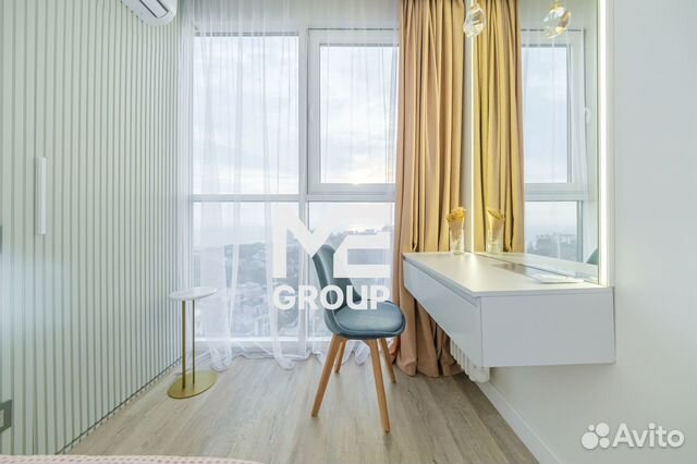 

1-к. квартира, 40 м², 2 кровати