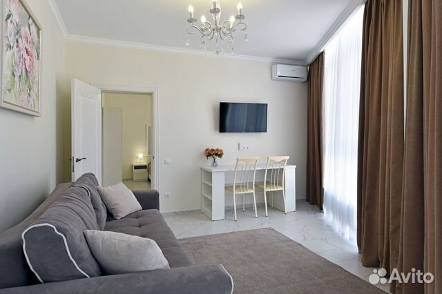 

2-к. квартира в апарт-отеле, 60 м², 2 кровати