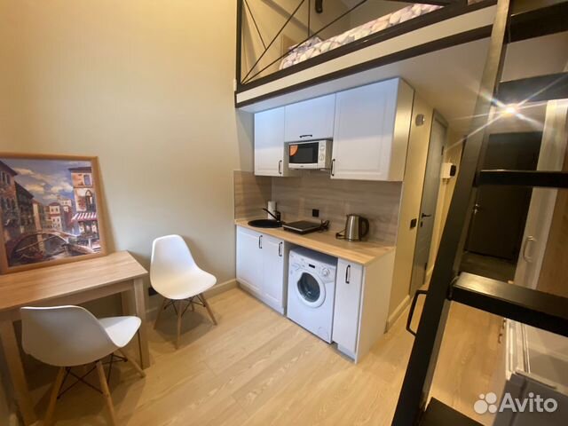 

Квартира-студия в апарт-отеле, 17 м², 1 кровать