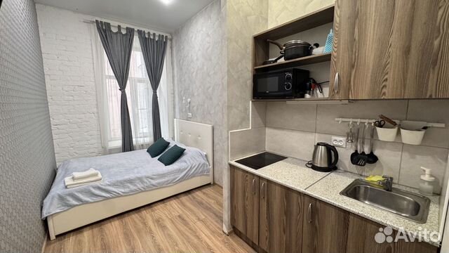 

Квартира-студия, 18 м², 1 кровать