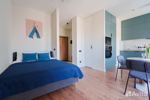 

Квартира-студия, 30,7 м², 2 кровати