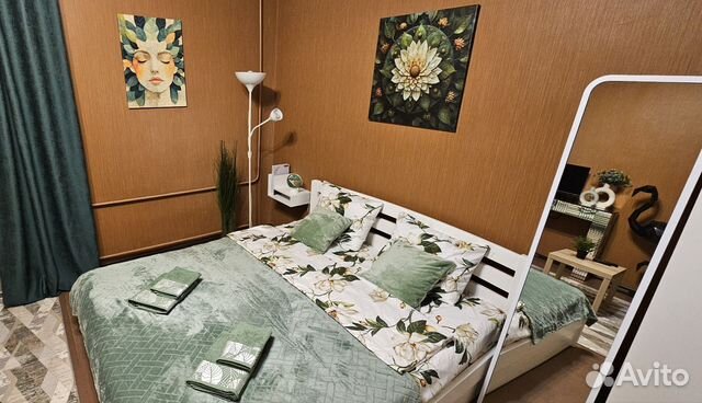 

1-к. квартира, 45 м², 3 кровати