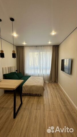 

Квартира-студия, 27 м², 1 кровать