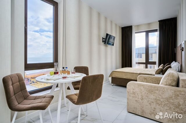 

Квартира-студия, 27 м², 2 кровати