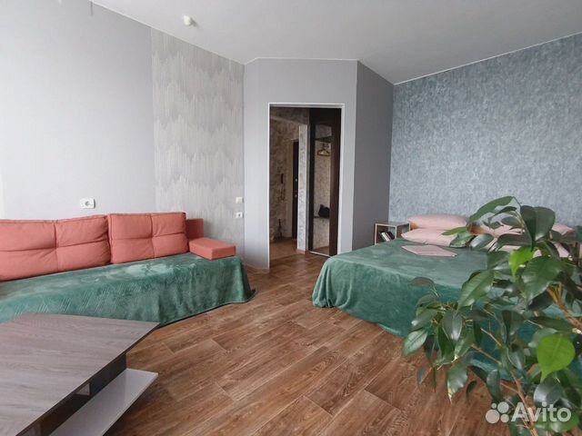 

1-к. квартира, 38,3 м², 2 кровати