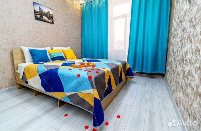 

1-к. квартира, 40 м², 2 кровати
