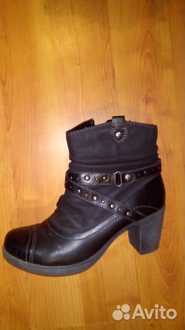 Ботинки кожаные Ботинки кожаные