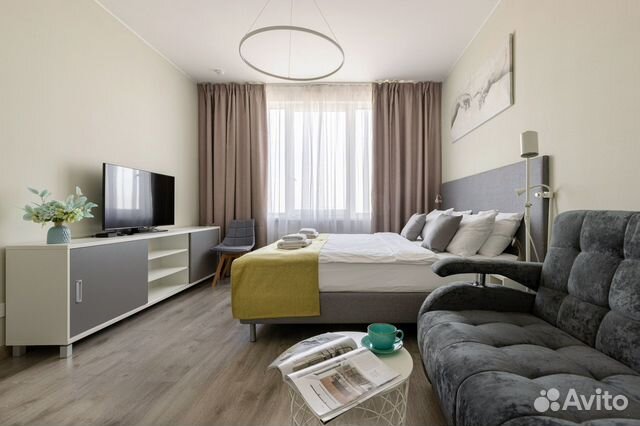 

1-к. квартира, 35 м², 2 кровати