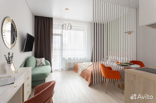 

Квартира-студия, 30 м², 2 кровати