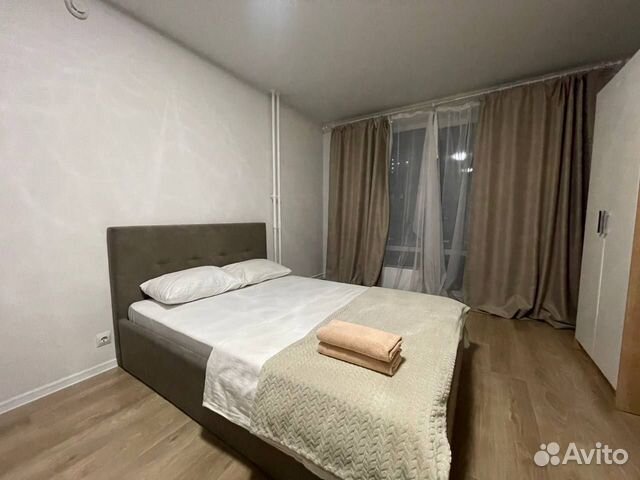 

1-к. квартира, 40 м², 2 кровати