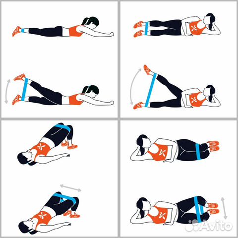 Фитнес резинки эспандеры для женщин