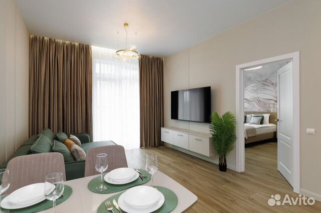 

1-к. квартира, 65 м², 3 кровати